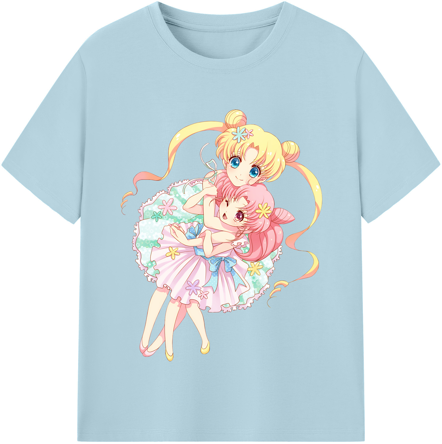 （画像用） 美少女戦士セーラームーン 愛野 美奈子 あいの みなこ Sailor Moon Aino Minako 綿100％半袖Tシャツ（フロントプリント）